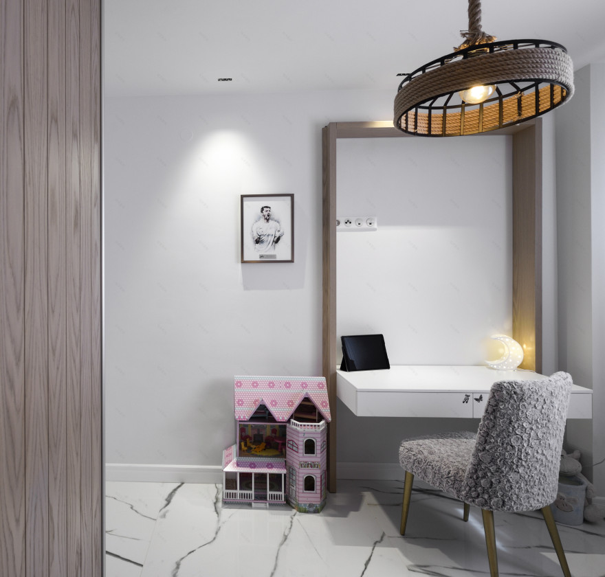 创意木石交融,MNK 设计工作室打造双层公寓空间-21