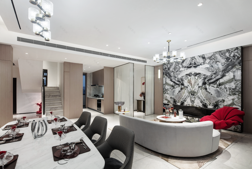 常德誉景湾叠墅样板房丨中国常德丨香港方黄(设计)集团-56