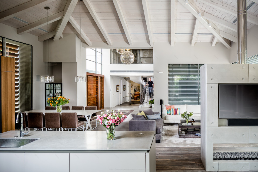 层叠空间,开放式别墅生活-9