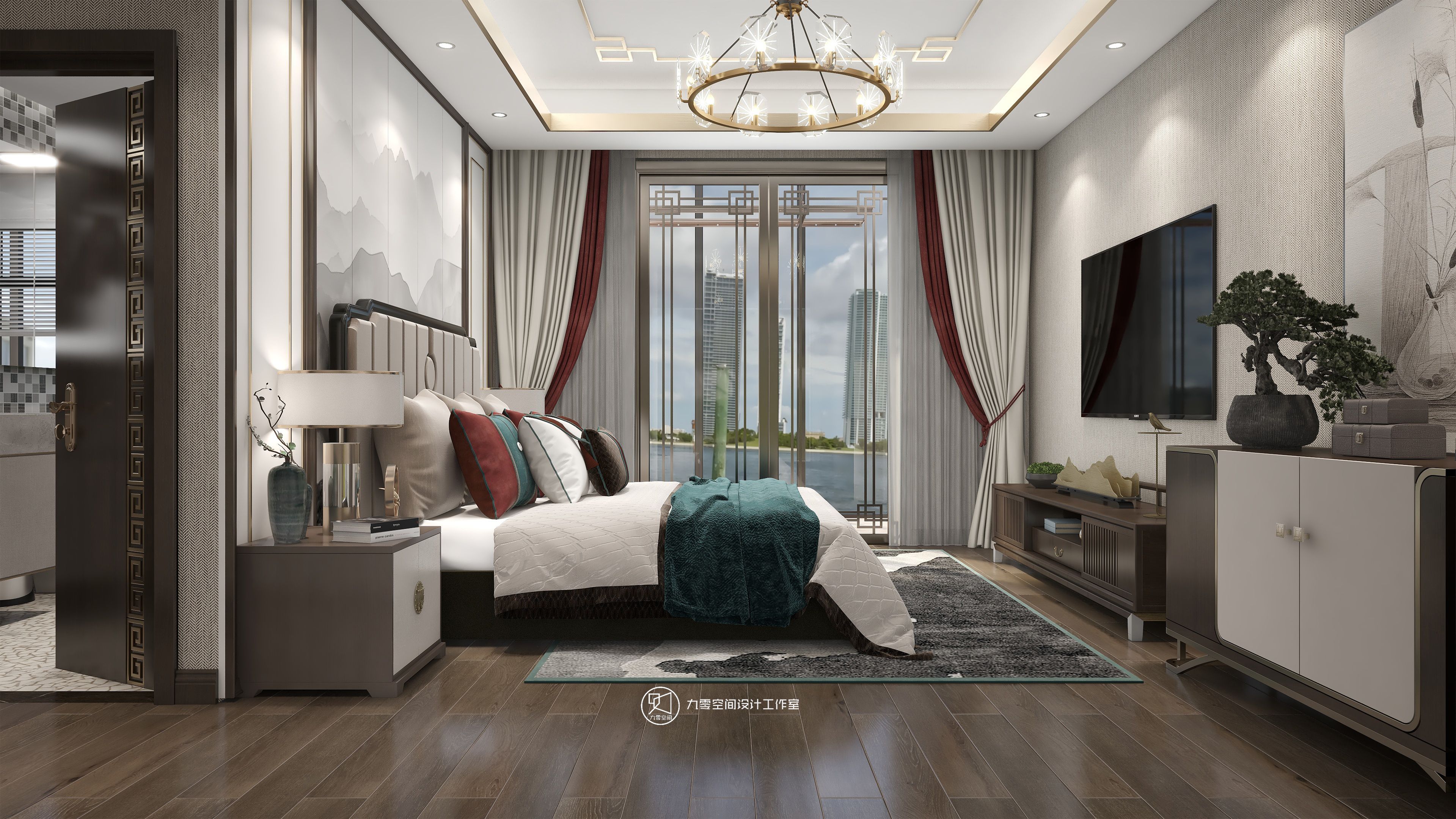 90空间《莫问归期》165平方新中式，回归安静，享受自然本身的恬静！-22