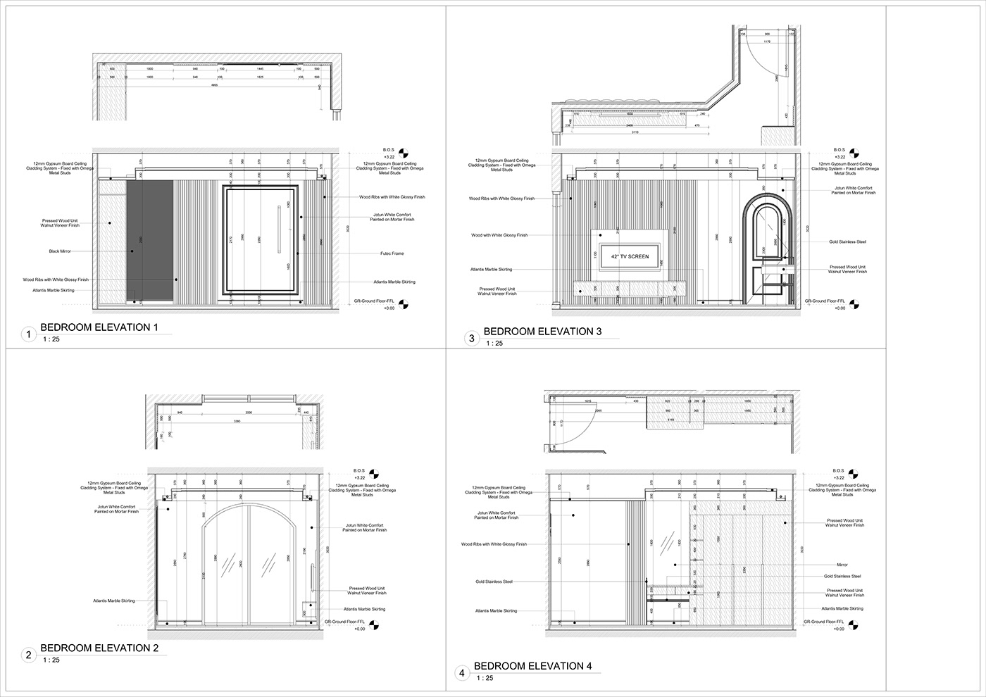 VILLA WORKING DRAWINGS ( DUBAI , UAE)-1