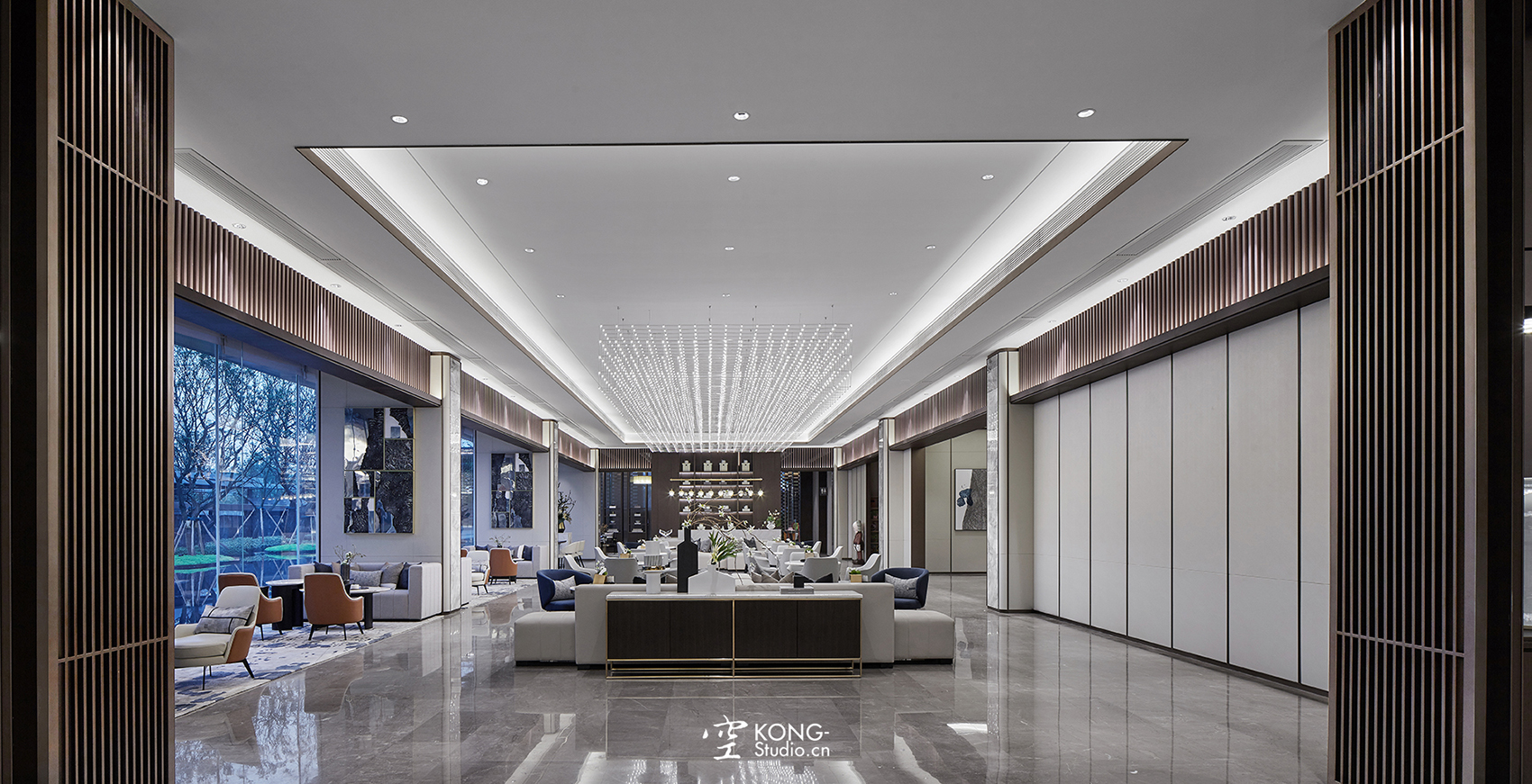 空与间建筑摄影：融创观溪樾销售中心-8