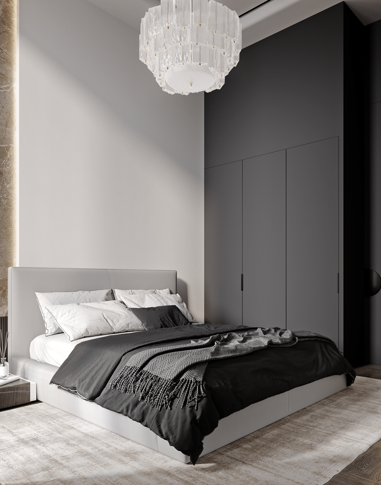 莫斯科顶层复式豪宅,现代风格演绎温馨高级生活-43