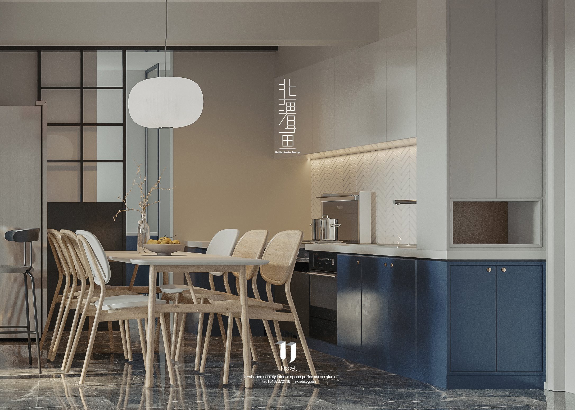 现代住宅 | 北海有鱼的多彩设计-10