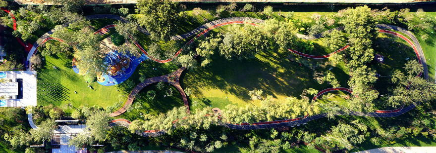 北京大兴龙熙旭辉住宅社区公园-3