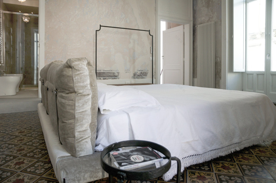 复古与现代共融的意大利公寓设计-7