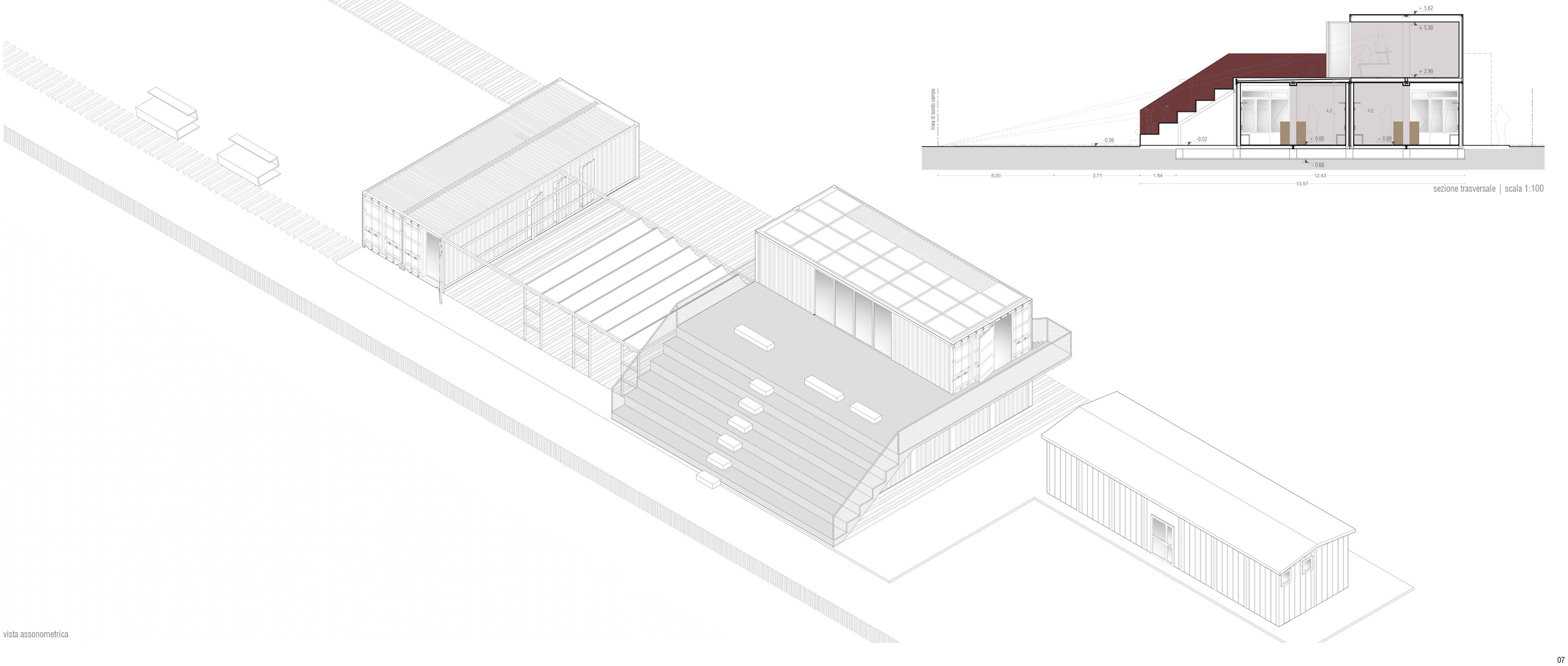 SP.01 - A containers building for sporting functions-5