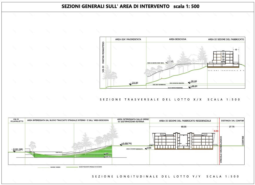 sergio stigliano丨公寓建筑丨PROGETTO DI UN EDIFICIO RESIDENZIALE E RECUPERO AMBIENTALE DI UN PARCO PRIVATO IN LOCALITA' PANTAN MONASTERO- X MUNICIPIO-ROMA CAPITALE-9