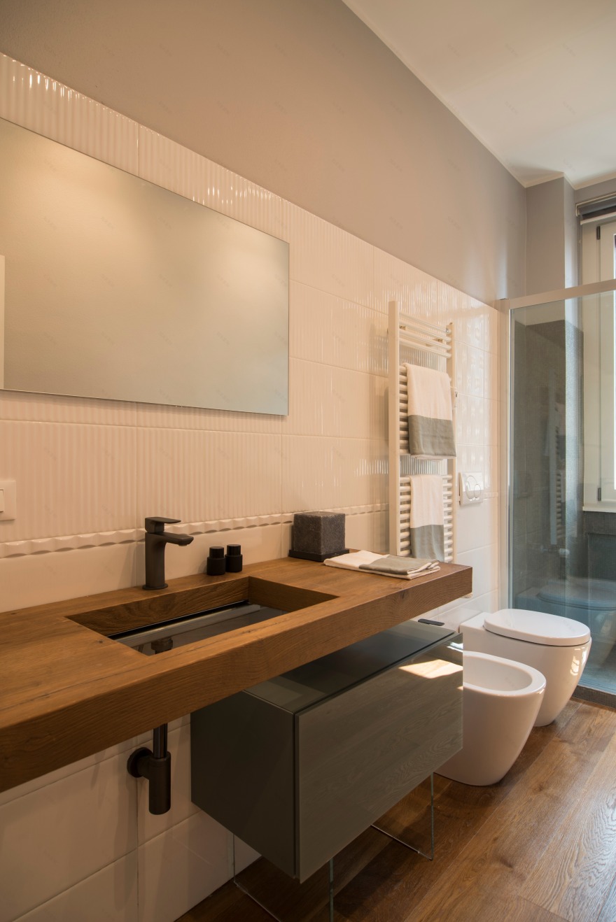 现代复古风公寓改造丨意大利米兰-3