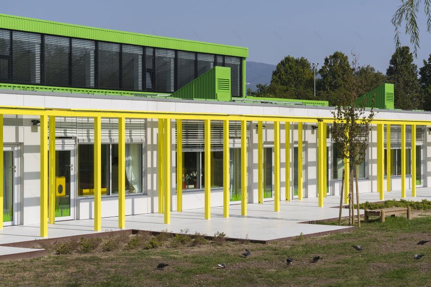 绿色童趣 · Vrbani II Kindergarten 幼儿园设计丨克罗地亚萨格勒布丨Marin Binički,Siniša Blaženka 等-0