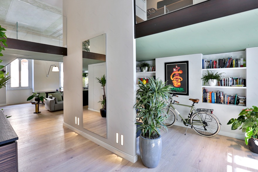 绿意盎然的历史韵味——意大利 Officina 8A 公寓设计-0