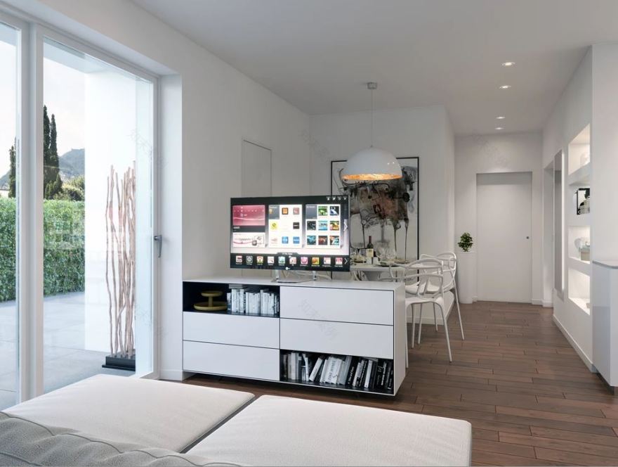 流动空间中的现代公寓设计(SPAZIO FLUIDO)-1