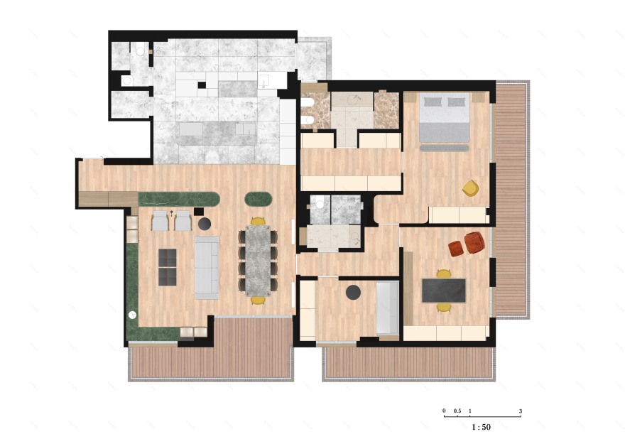 自然材料打造明亮宜居空间-20