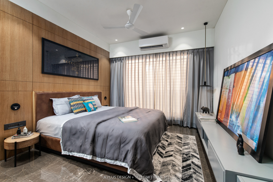 色彩点缀的简约艺术之家-8