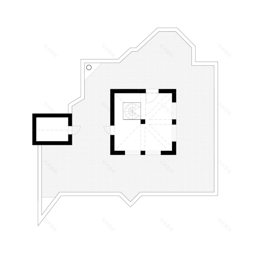 罗马别墅改建,打造空中花园与雅致生活空间-3
