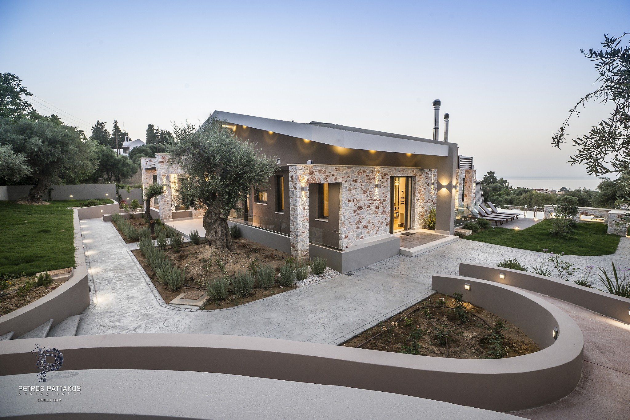 Z-architects architecture studio丨别墅建筑丨Villas at Galatas, Crete-6