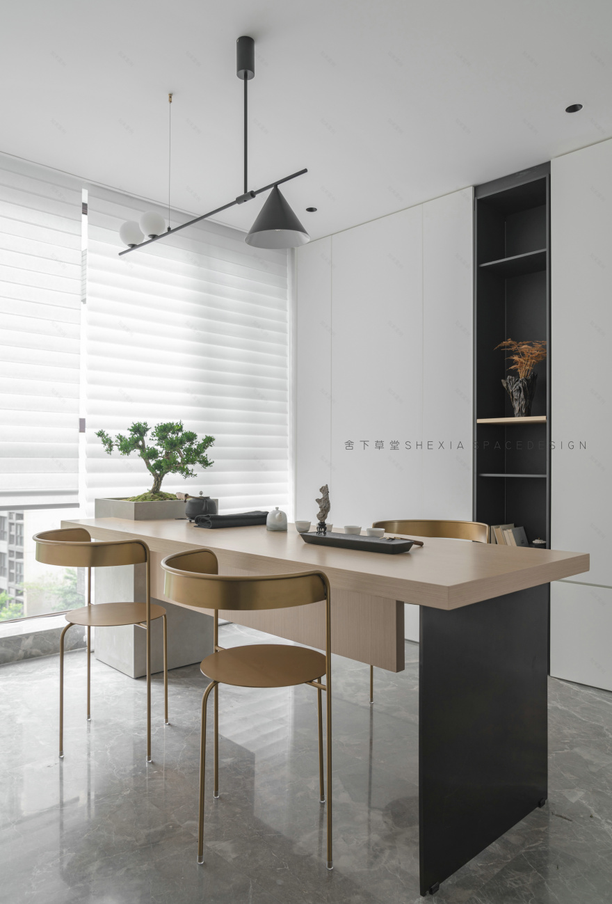 深圳 162㎡浪漫宜居空间—宁洁设计作品“星河”-11