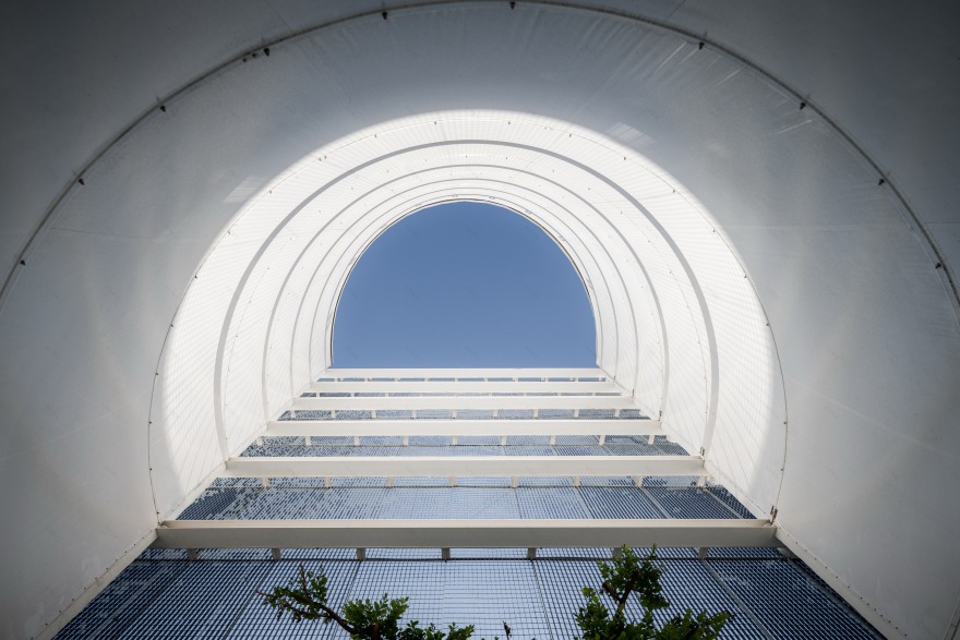 曼谷 Blu395 公寓建筑 | 创意钢格屏风呈现城市变迁-4