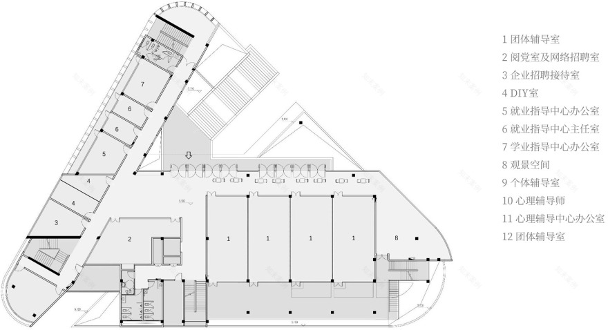 五邑大学学生服务中心丨中国江门丨华南理工大学建筑设计研究院有限公司-63