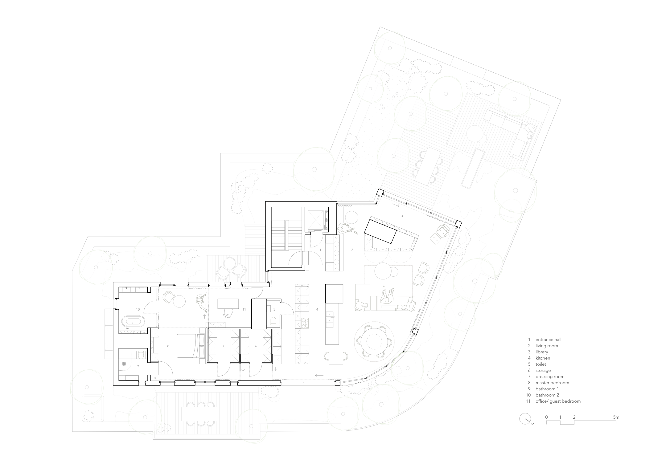 城市花园别墅丨比利时丨Adjo Studio-25