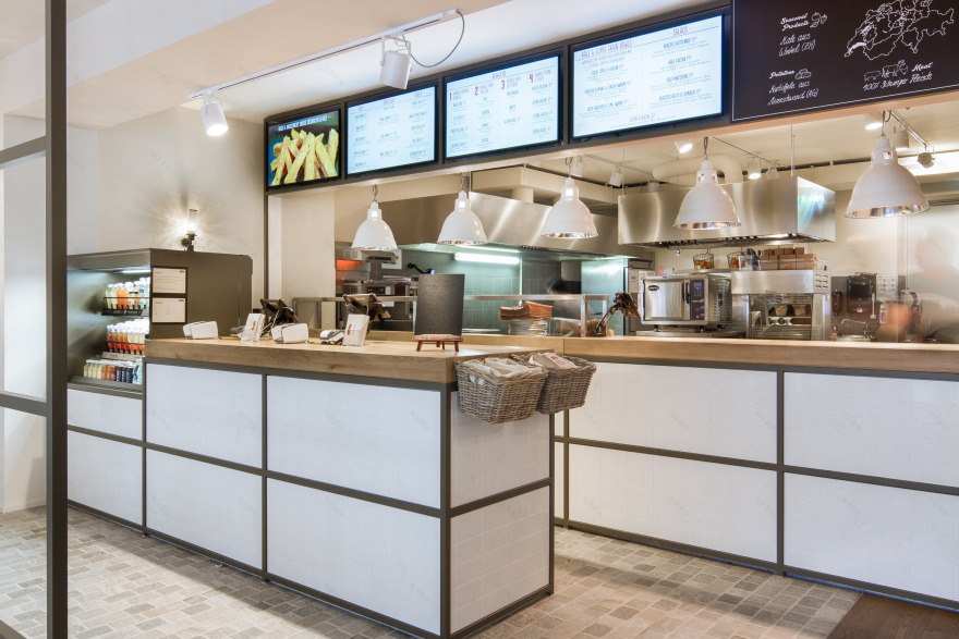 美国汉堡连锁店 B. Good 瑞士首店,温馨自然风的设计解析-6