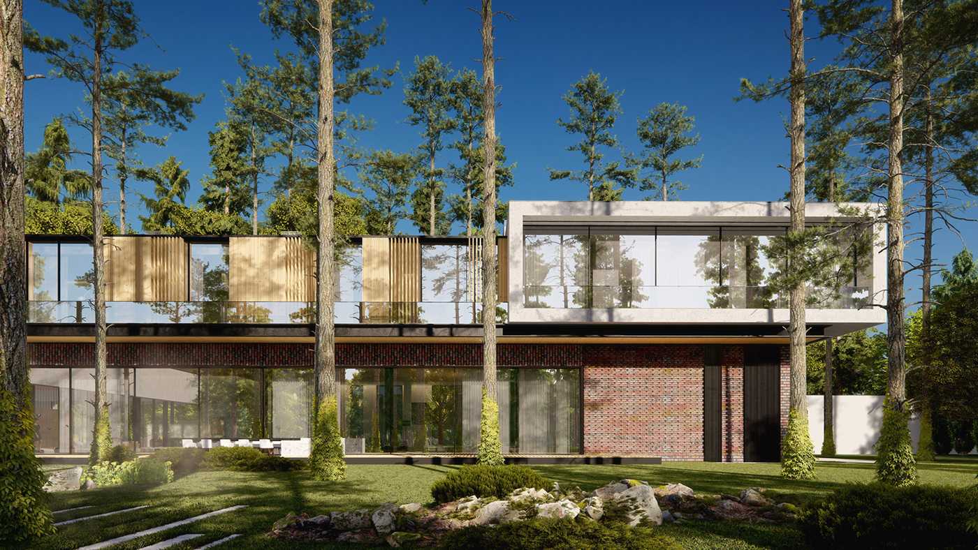 LUMION 9 PRO - MODERN HOUSE. MOPS Villa-0