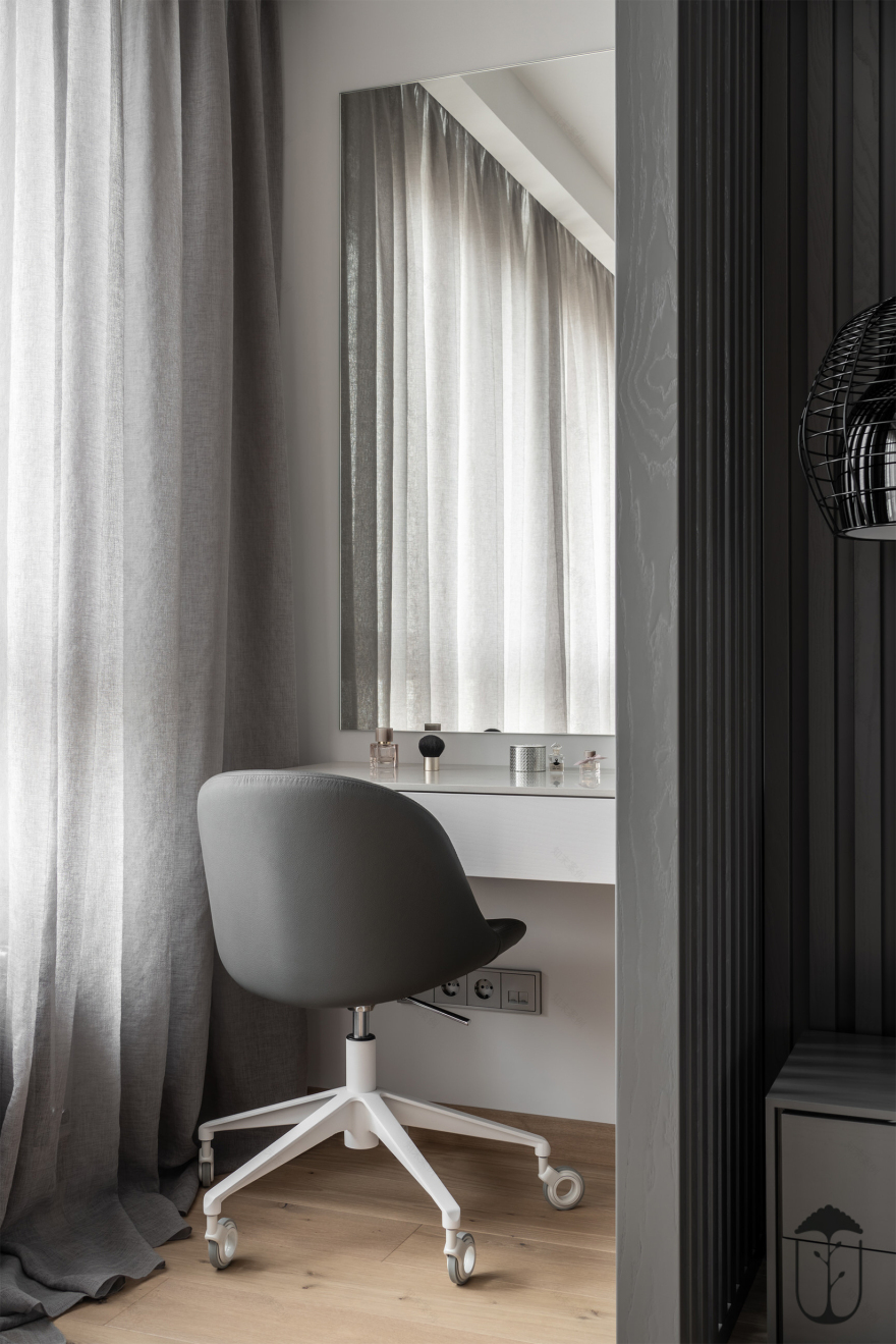 灰色简约公寓,舒适与空间的完美融合-18