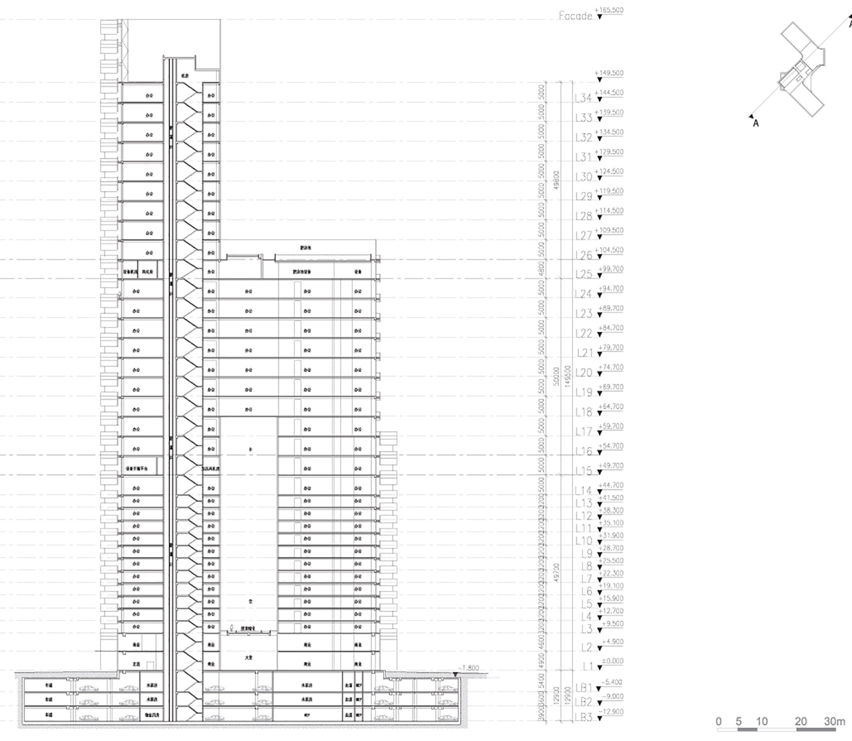 南沙建滔广场丨中国广州丨Aedas-59