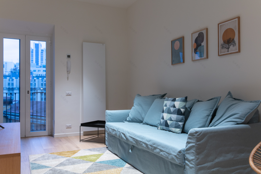 米兰中心 60 平米北欧风公寓设计-2