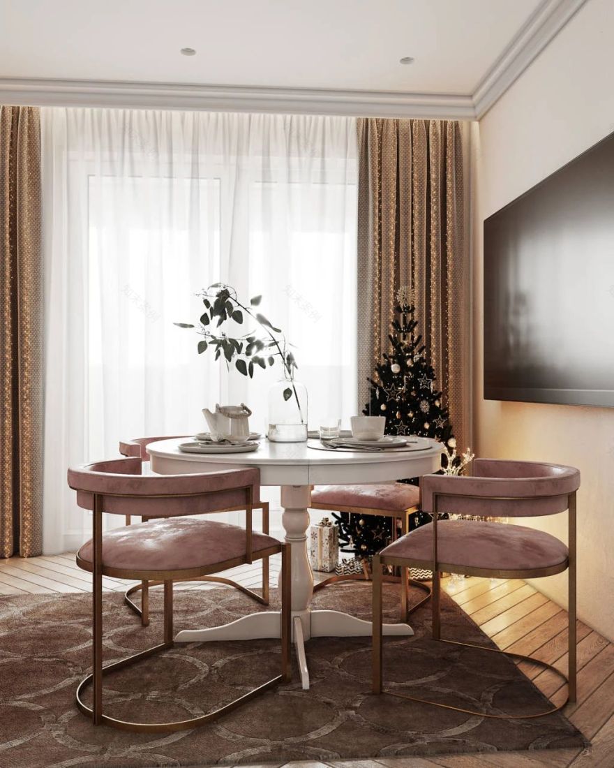 Mossebo 设计团队打造大气一居室,古典与现代完美融合-56