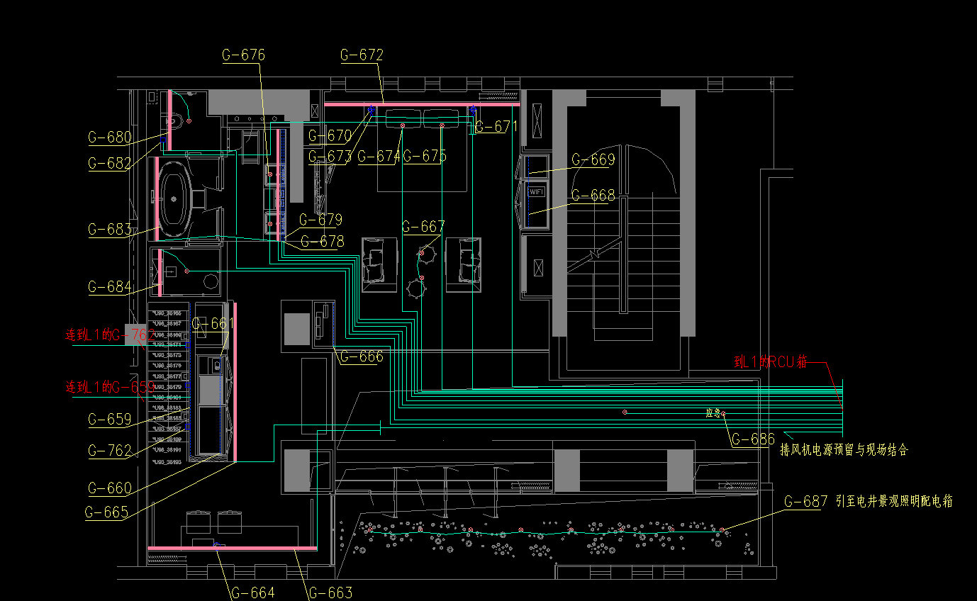 【英国Make Architects】成都博舍酒店丨CAD平面+建施CAD+电施+官摄+视频丨1.83G-33