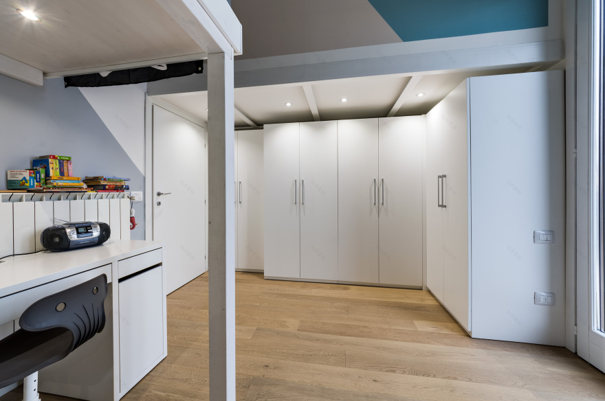 明亮温馨公寓设计丨意大利丨Annalisa Carli-11