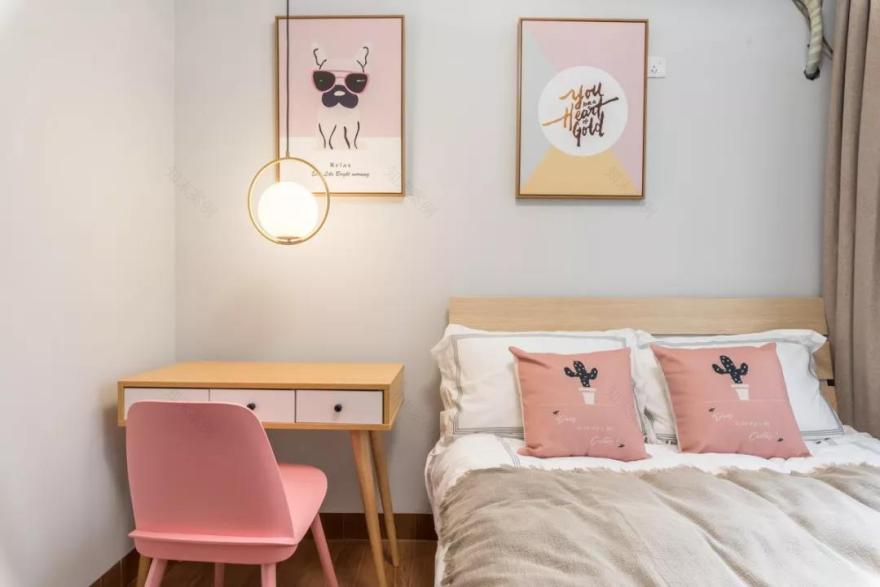 海口绿谷康都|| 暖意花香,旧房改造诠释现代北欧设计-45