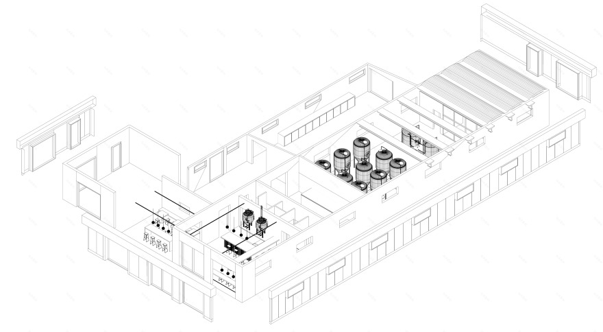 农舍重生 | 酿酒厂配送空间的创意设计-6