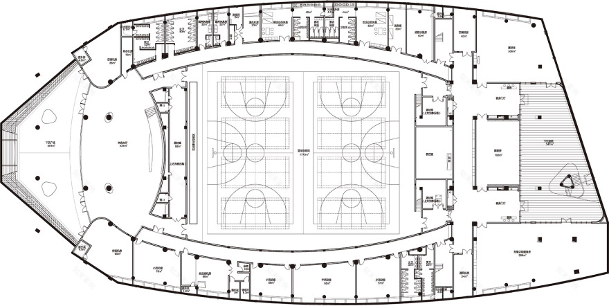 校园中的一尾活力游鱼& 上海科技大学体育馆/一尾游鱼,戏水于宿舍楼的涟漪波浪间,游弋于生机盎然的青青校园中-61