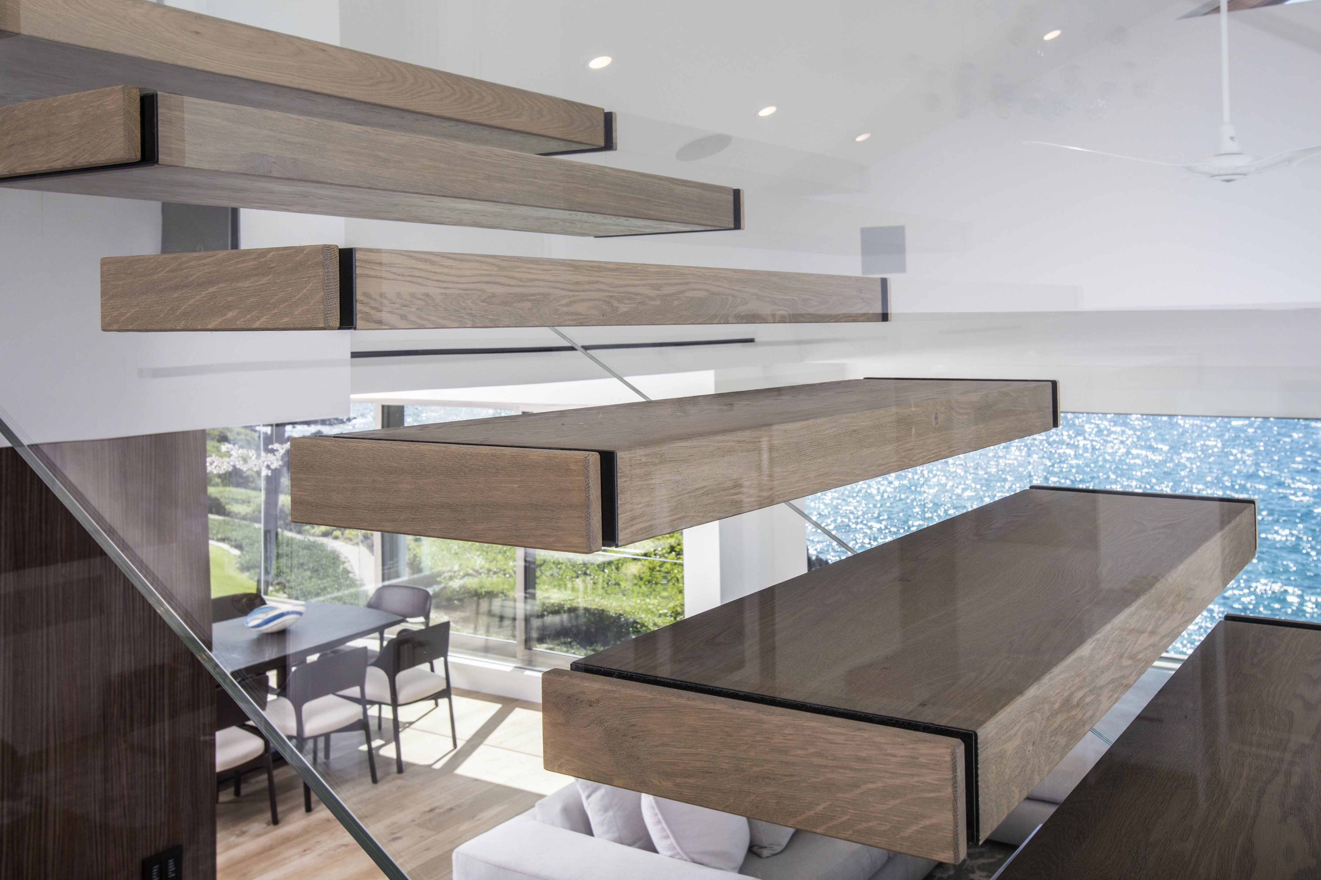 别墅丨Siller Stairs - floating staircase project Hawaii-4