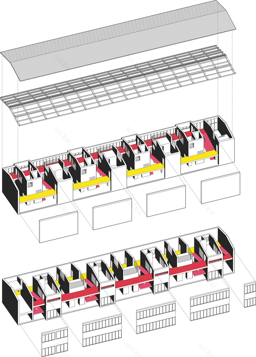 密云研学营地宿舍改造,北京/部分与部分之家-16