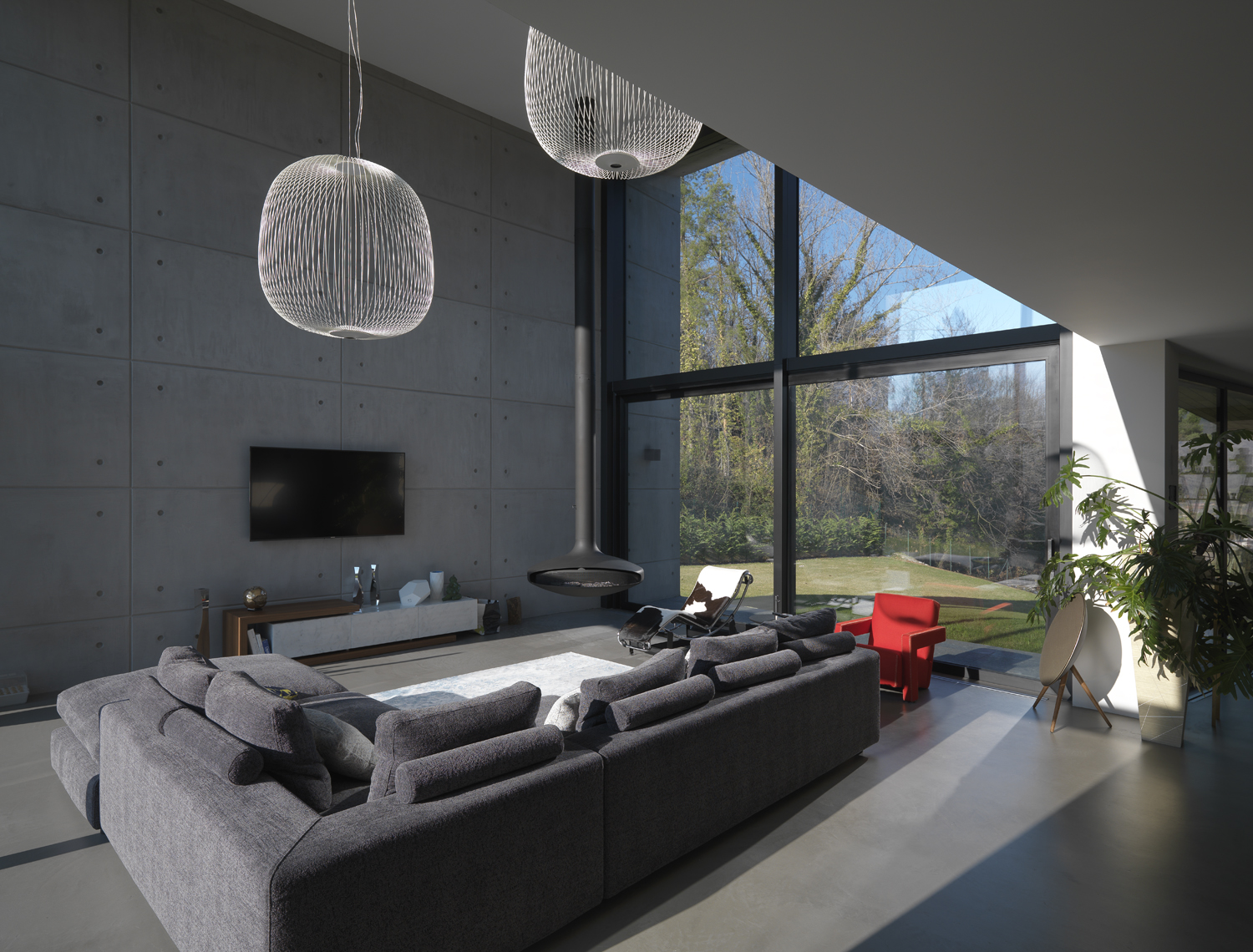 悬浮森林中的透明别墅-36