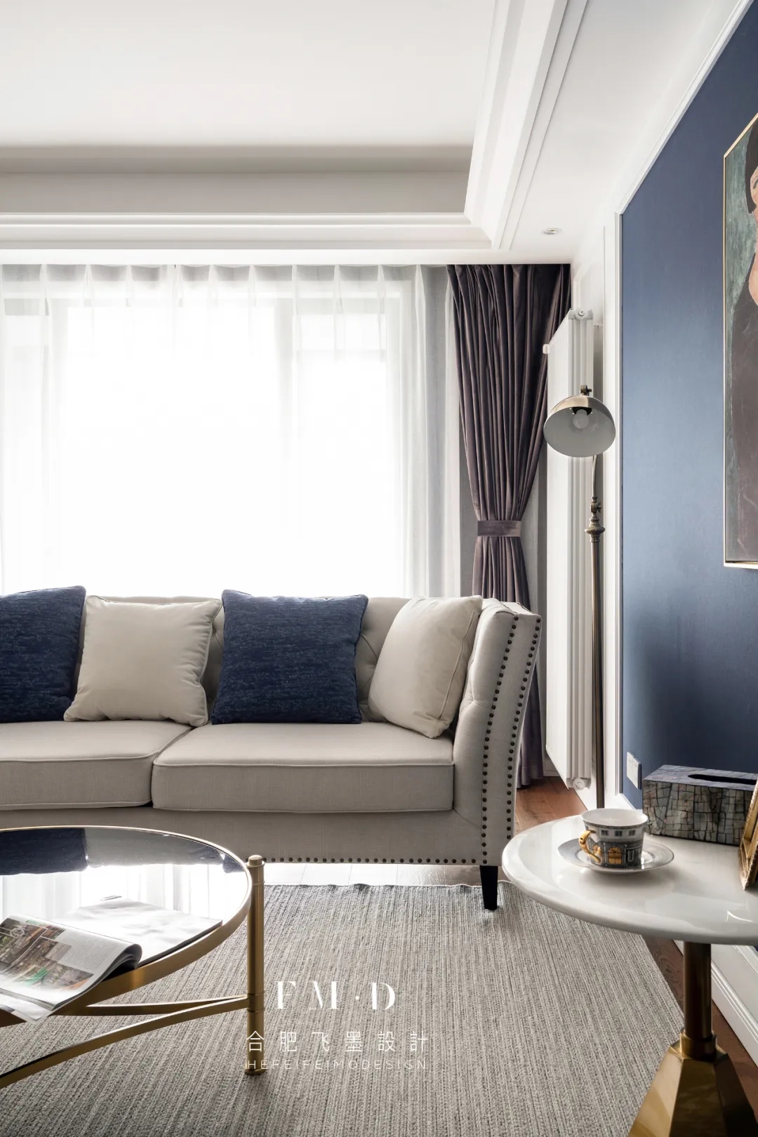 合肥华润凯旋门 130㎡精装房改造，美式轻奢风格温馨实用-23