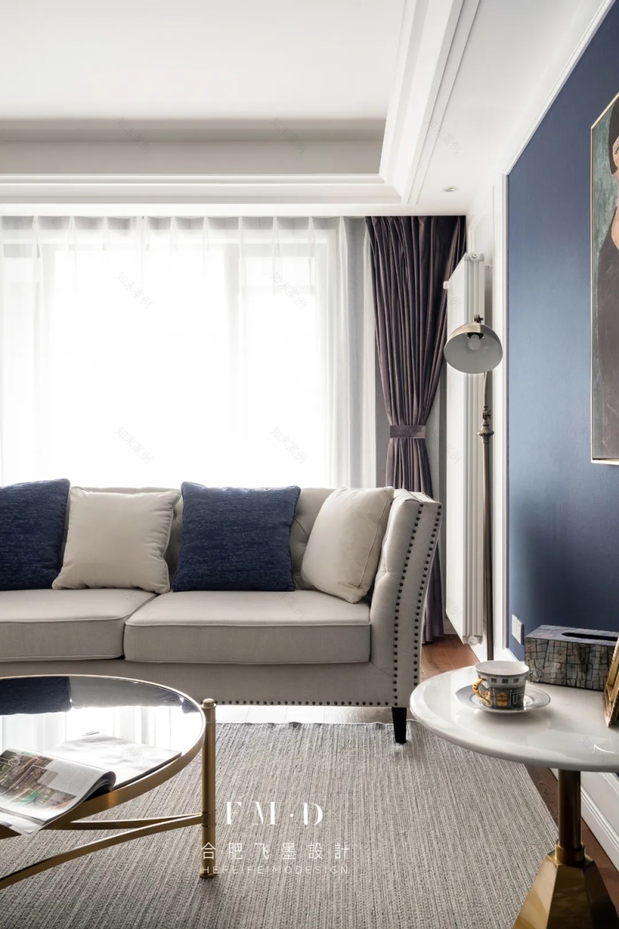 合肥华润凯旋门 130㎡精装房改造,美式轻奢风格温馨实用-23