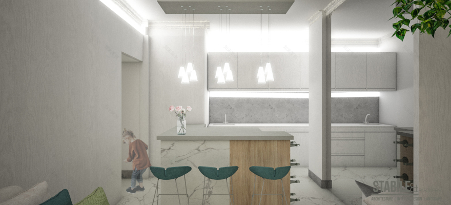 "N 世代公寓 | 蓝色地中海风格的年轻化设计"-32