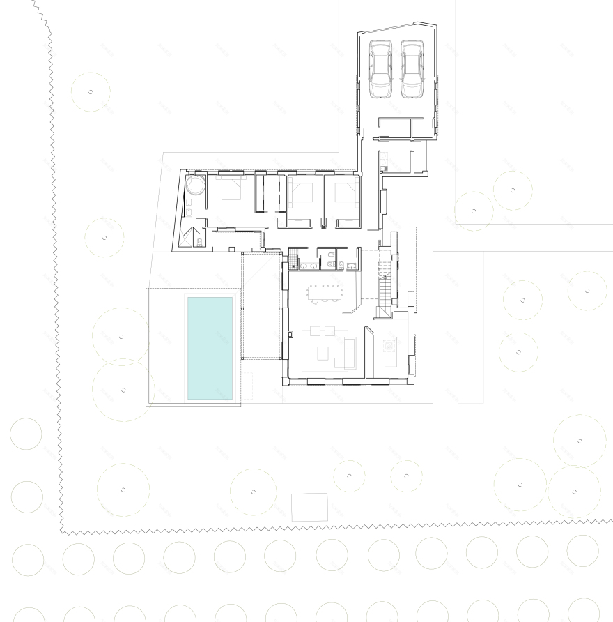 融合自然的西班牙乡村别墅扩建设计-15