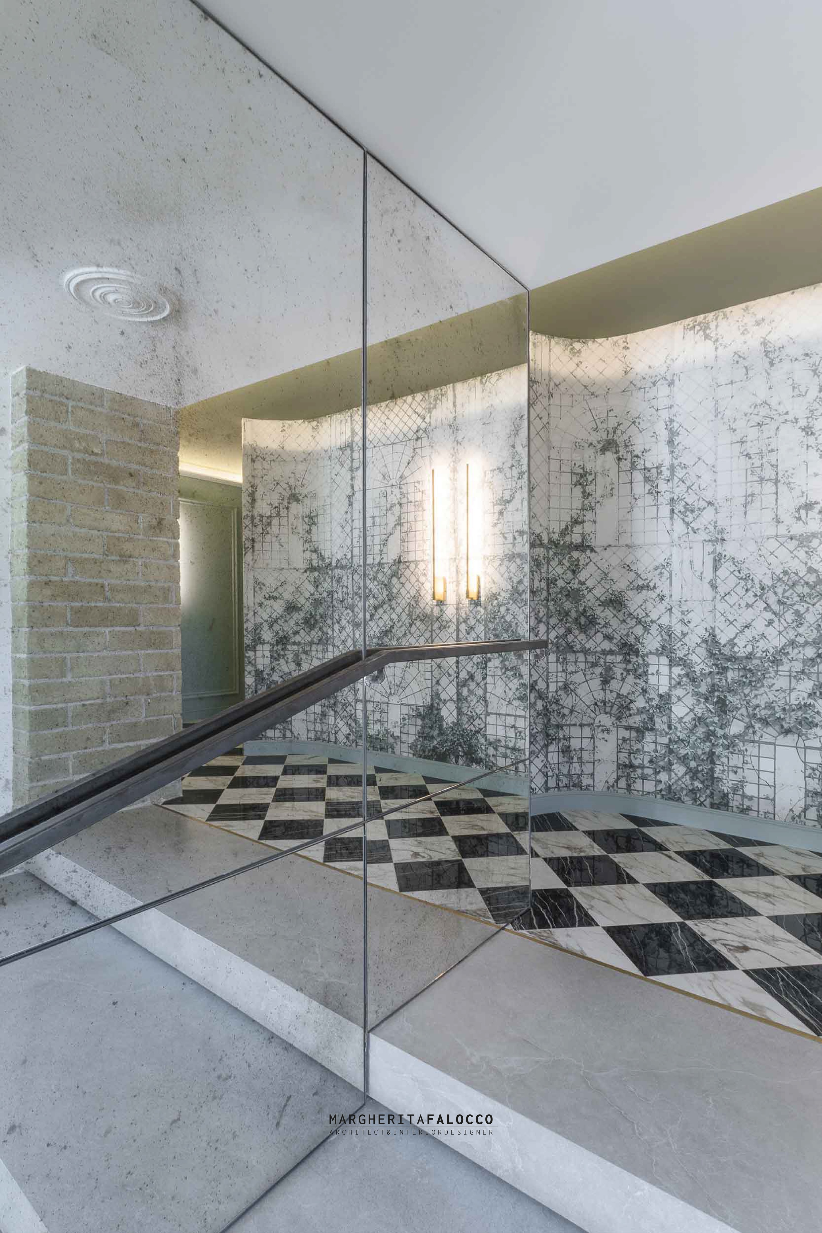 意大利绿色庄园的复古室内设计-11