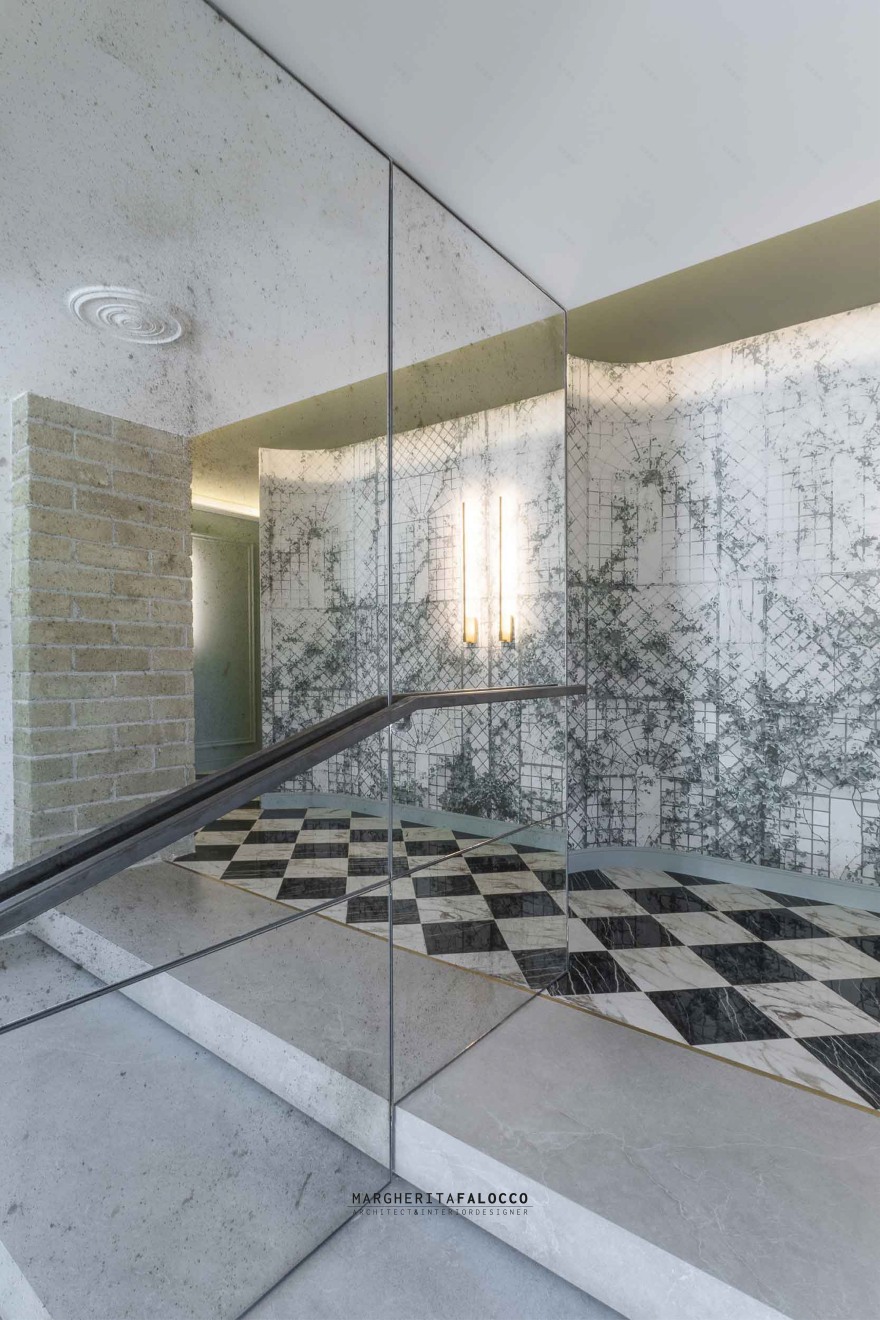 意大利绿色庄园的复古室内设计-11