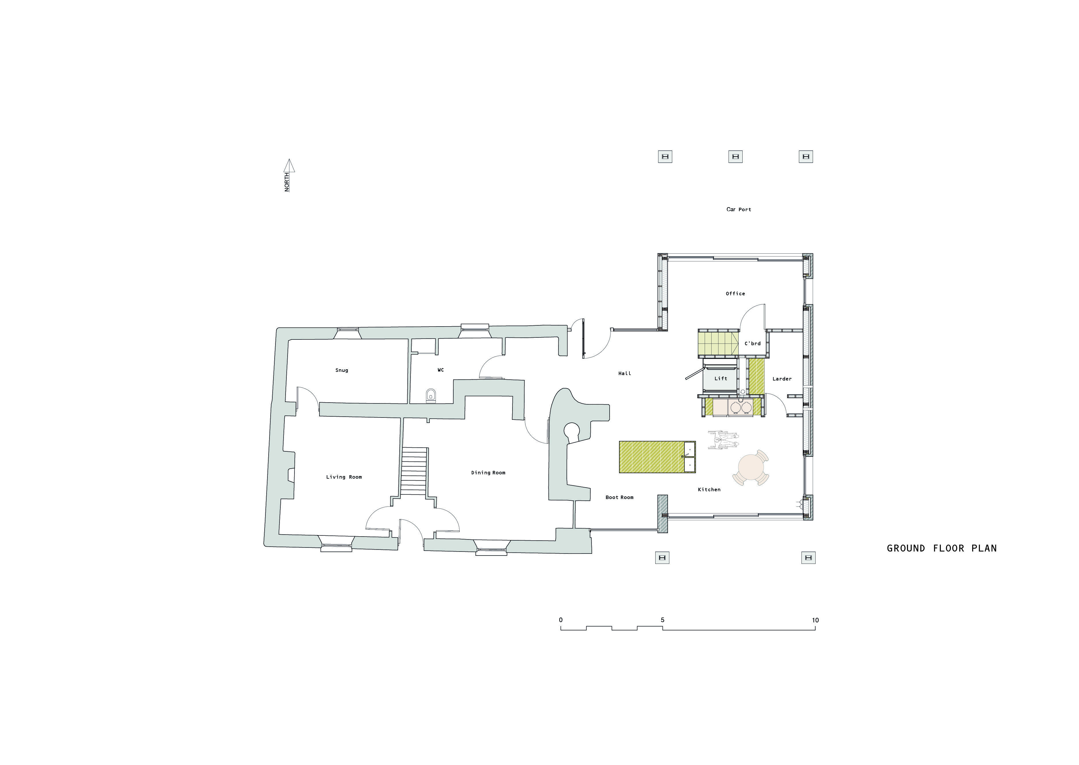 二战遗留问题成就的现代宜居空间——英国 Batelease Farm 别墅建筑-24