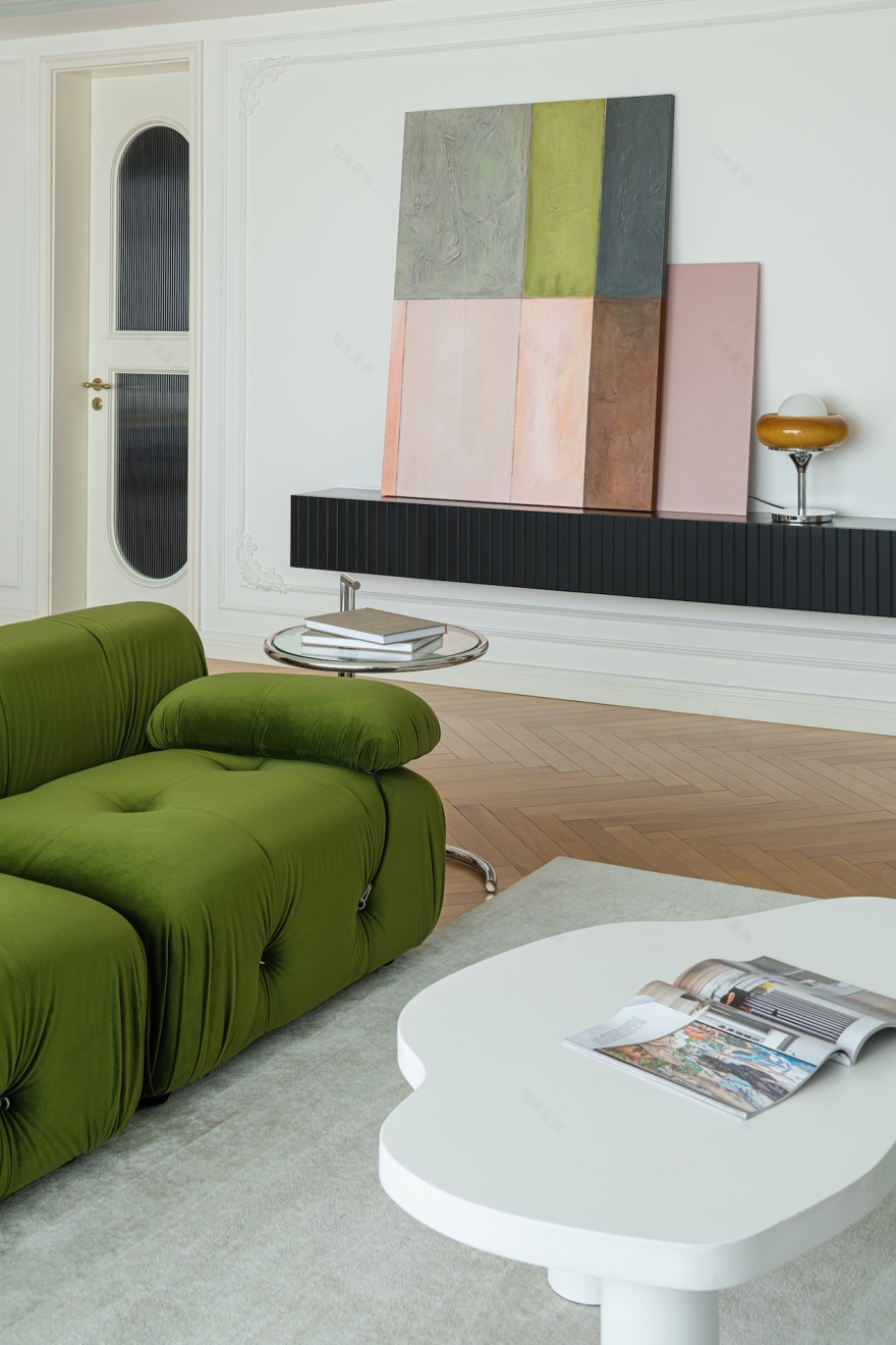 治愈系简法式风格住宅设计丨中国成都丨观白设计-30