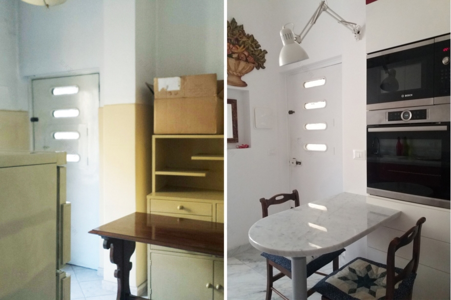 罗马 1938 年老建筑翻新公寓,重现经典韵味-9