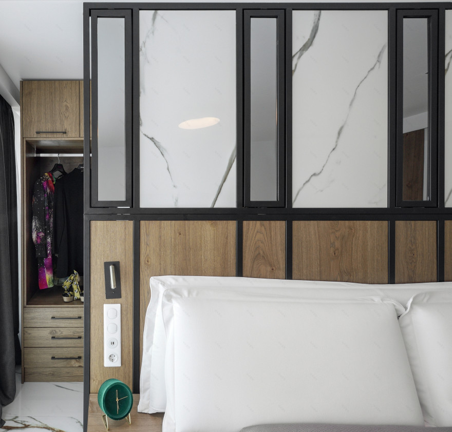 创意木石交融,MNK 设计工作室打造双层公寓空间-29