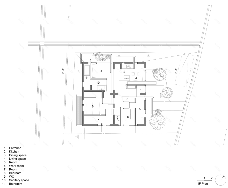 山林间的混凝土迷宫·日本 Minohshinmachi 住宅设计-22