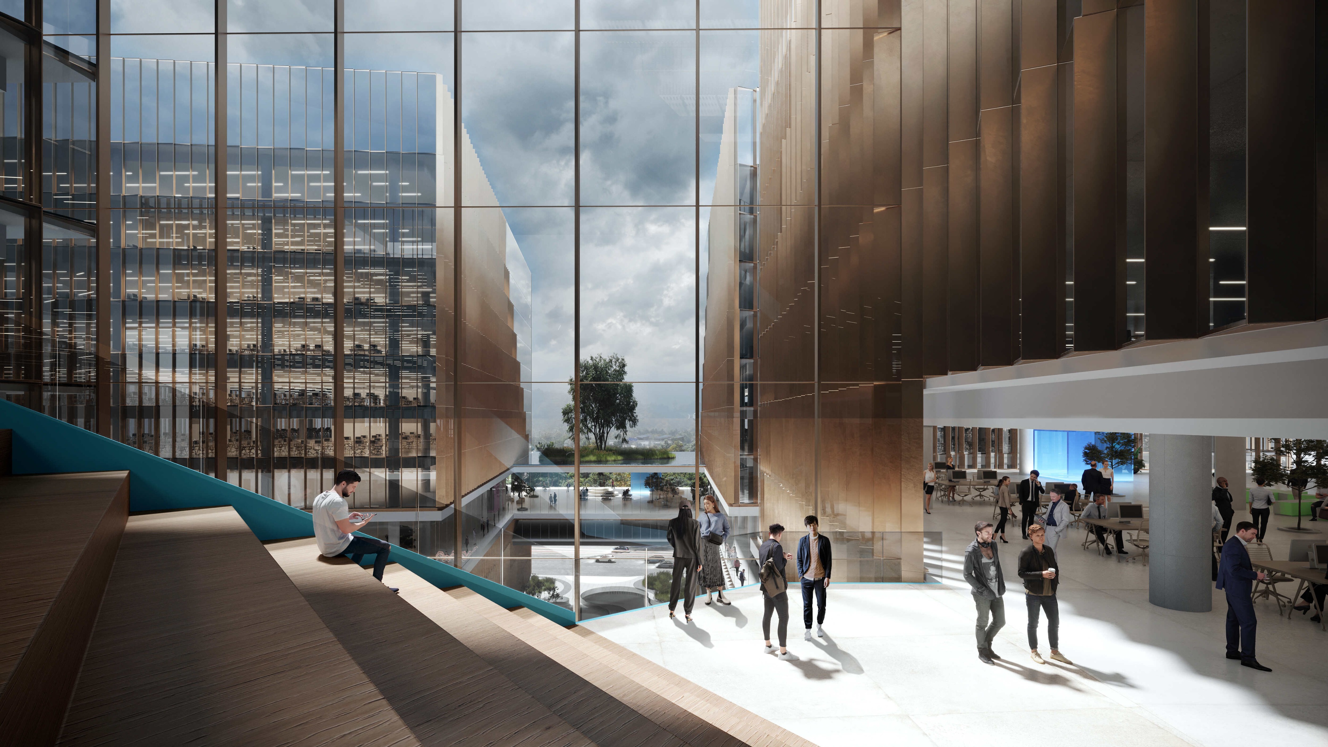 现代建筑风格的办公中心设计-7